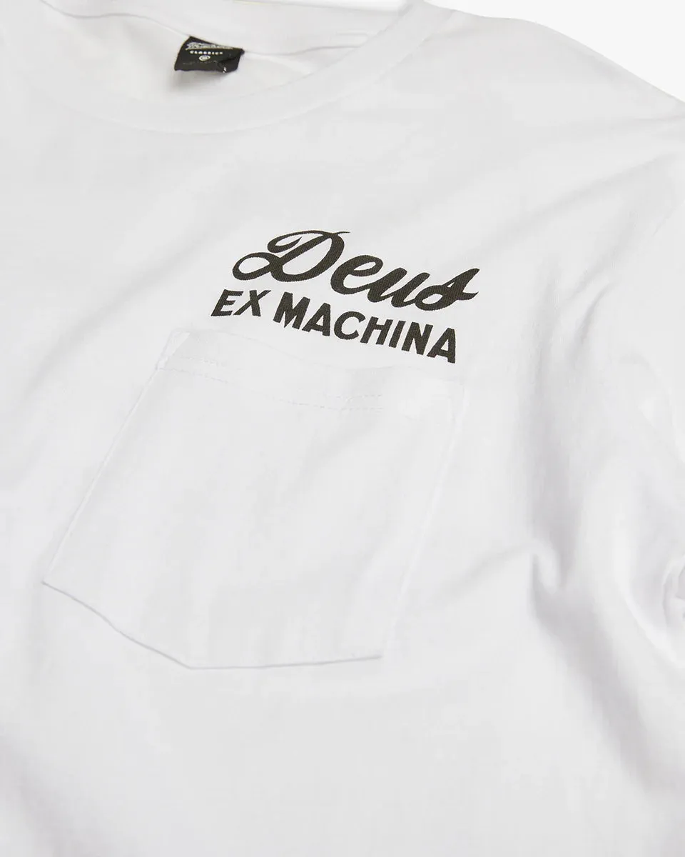 Venice address T-Shirt White with/Pocket