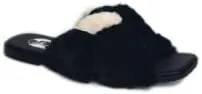 Vhny Women's Knotted Fuzzy Flurry Cozy House Slides, M, 6, Multi