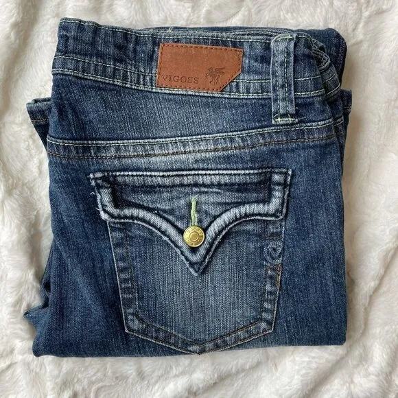 Vigoss The New York Bootcut Flap Pockets Denim Jeans - Women’s 9