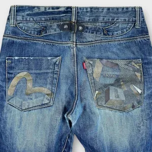 Vintage Evisu Japanese Denim Embroidered Straight Bootcut Fit