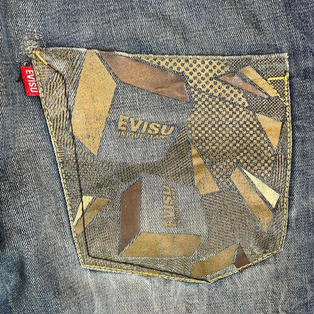 Vintage Evisu Japanese Denim Embroidered Straight Bootcut Fit