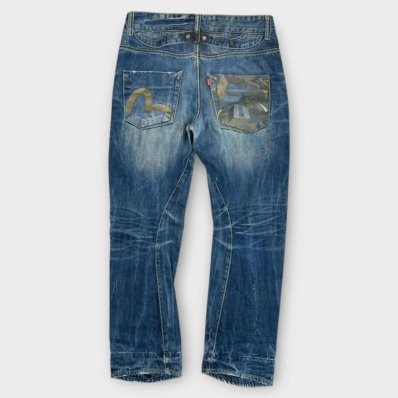 Vintage Evisu Japanese Denim Embroidered Straight Bootcut Fit