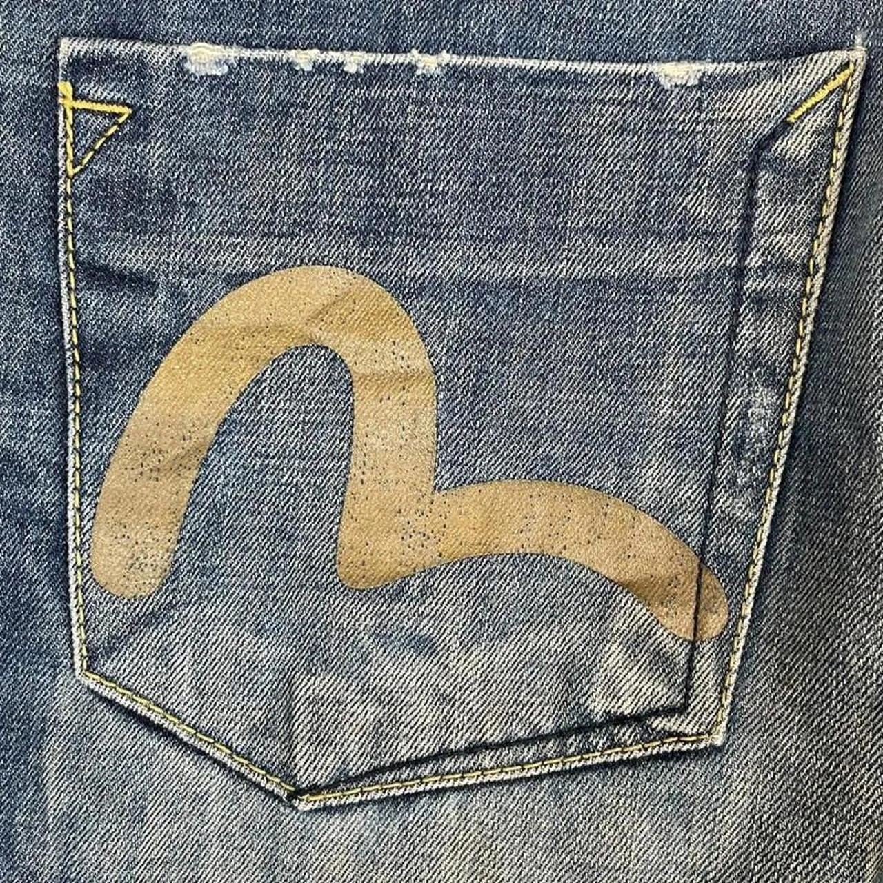 Vintage Evisu Japanese Denim Embroidered Straight Bootcut Fit