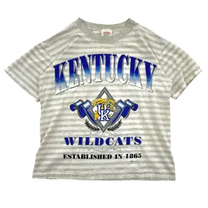 Vintage Kentucky Wildcats Striped T-Shirt - M