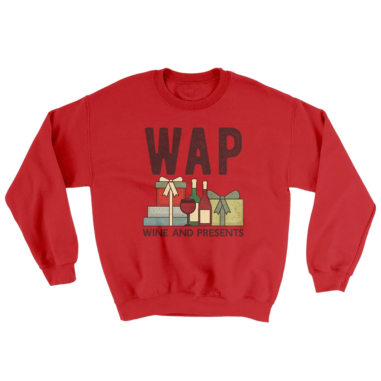 WAP- Wine & Presents Ugly Sweater