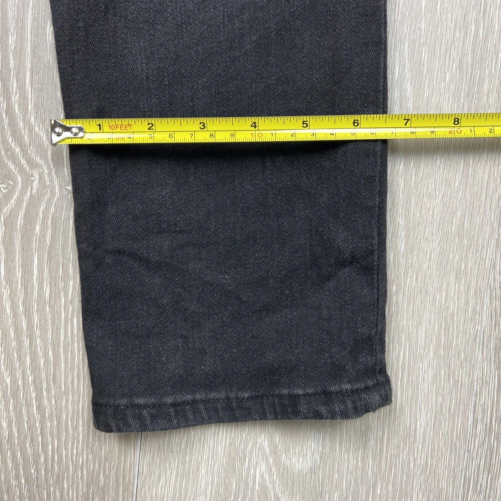 Wayne Cooper Mens Black Slim Jeans Size 34