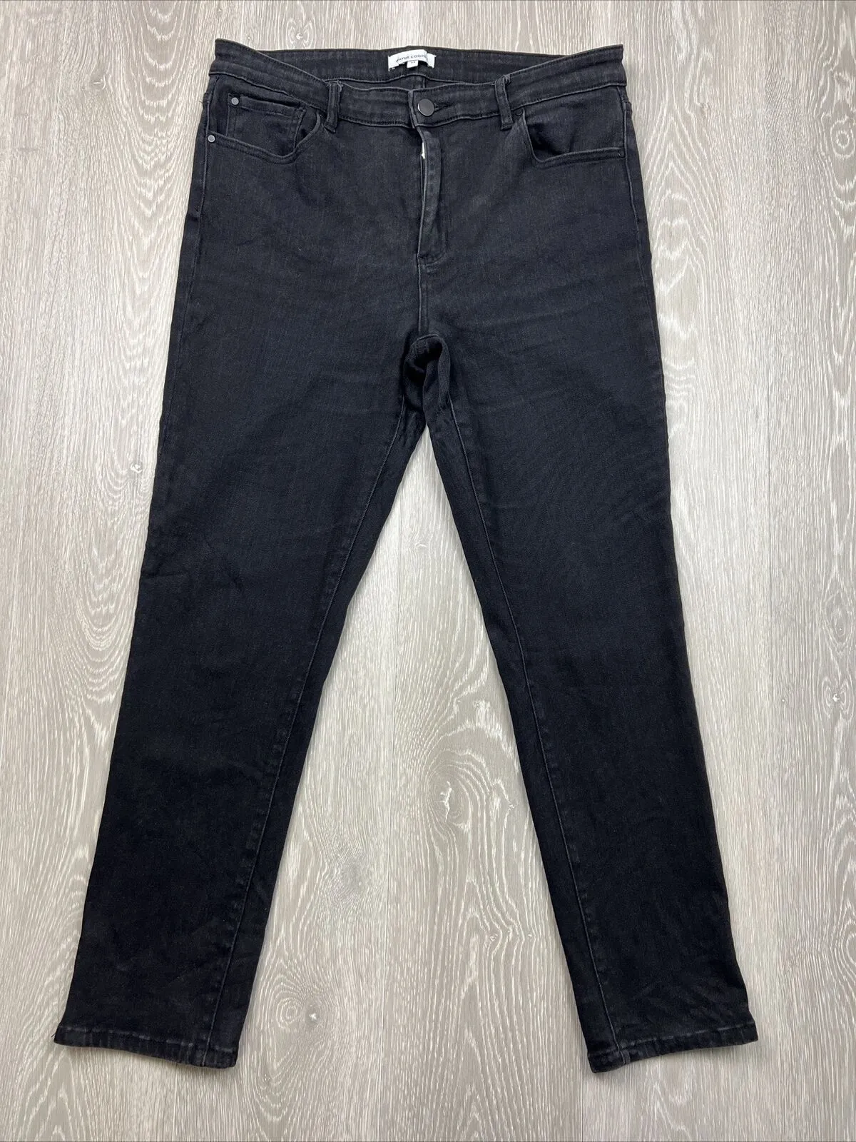 Wayne Cooper Mens Black Slim Jeans Size 34
