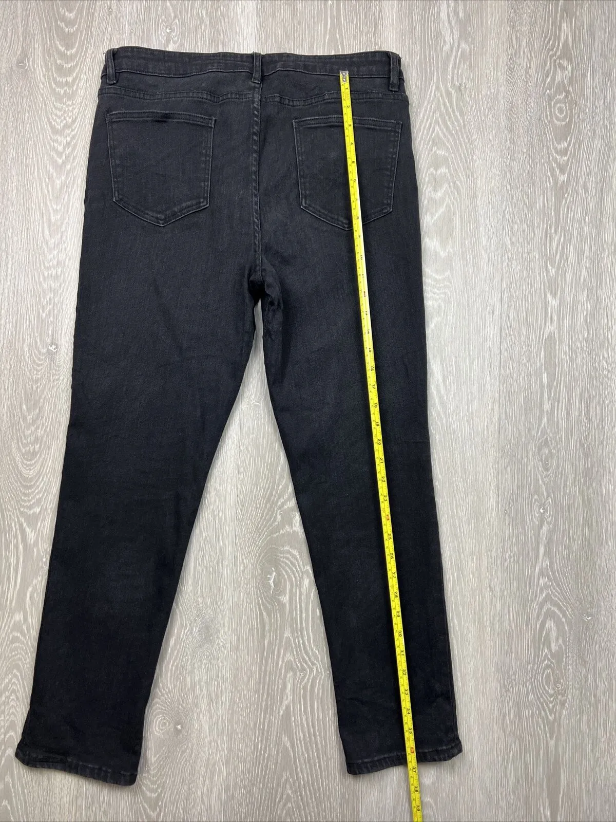 Wayne Cooper Mens Black Slim Jeans Size 34