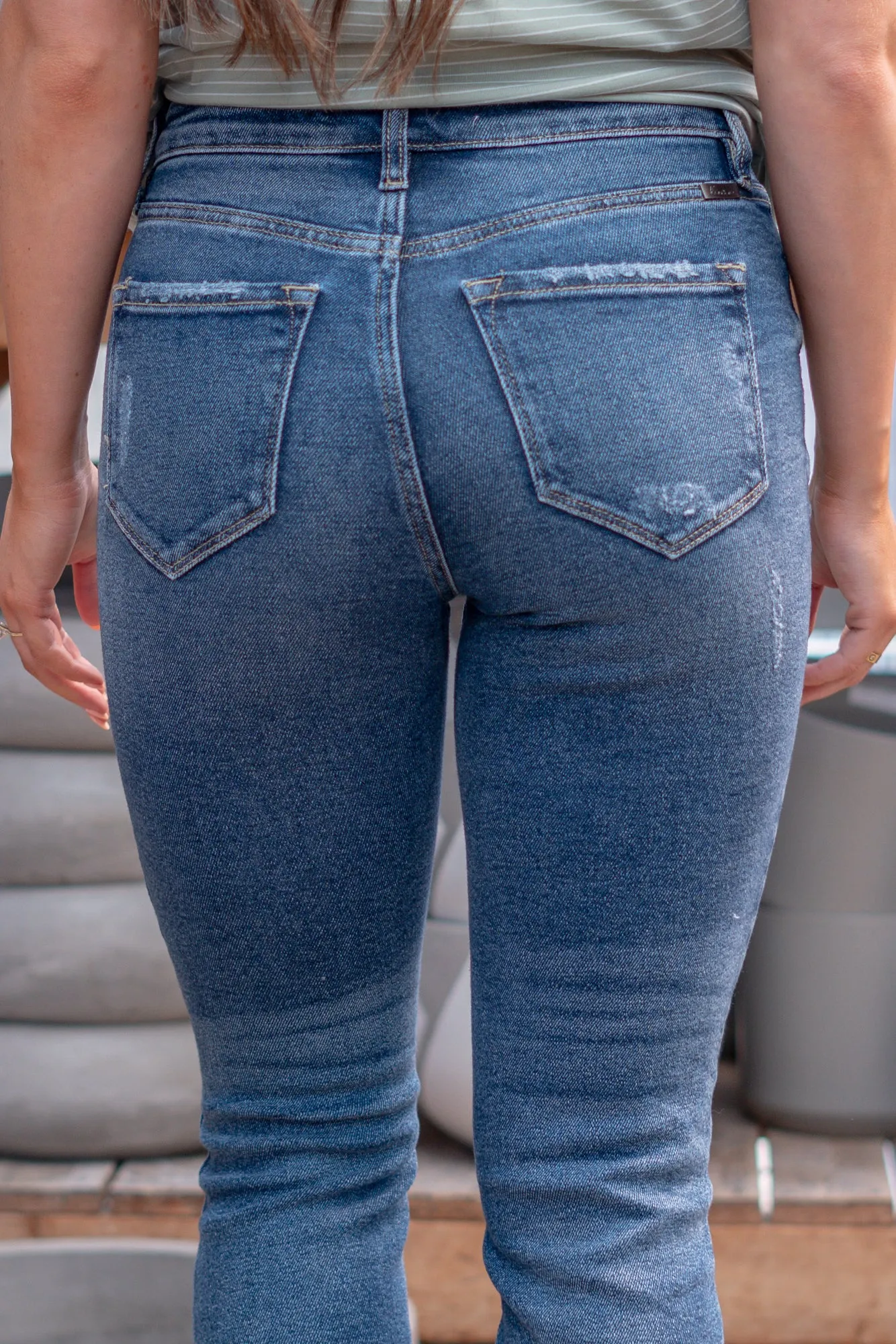 Weekday Blues High Rise Skinny