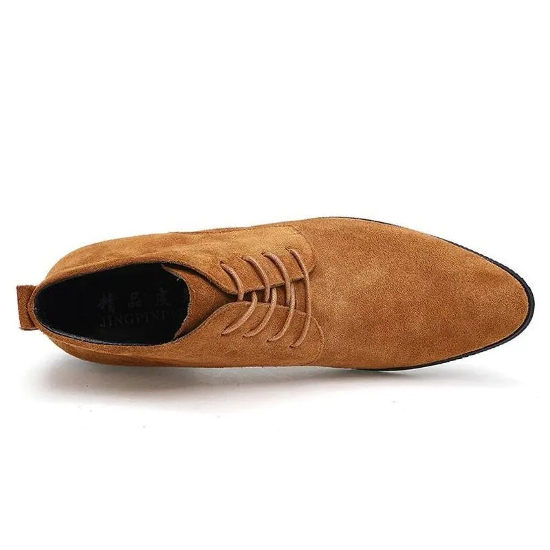 West Louis™ Leather Retro Desert Style Boots