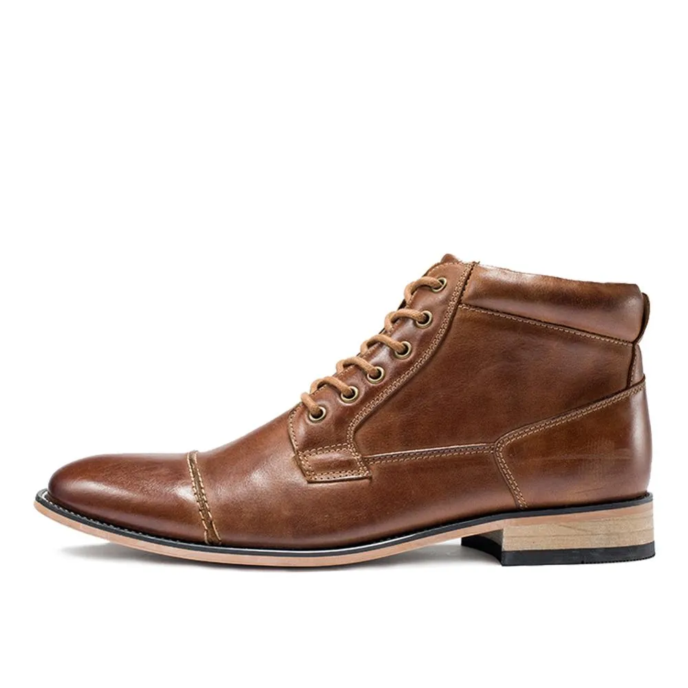 West Louis™ Vintage Fashion Brand Leather Boots