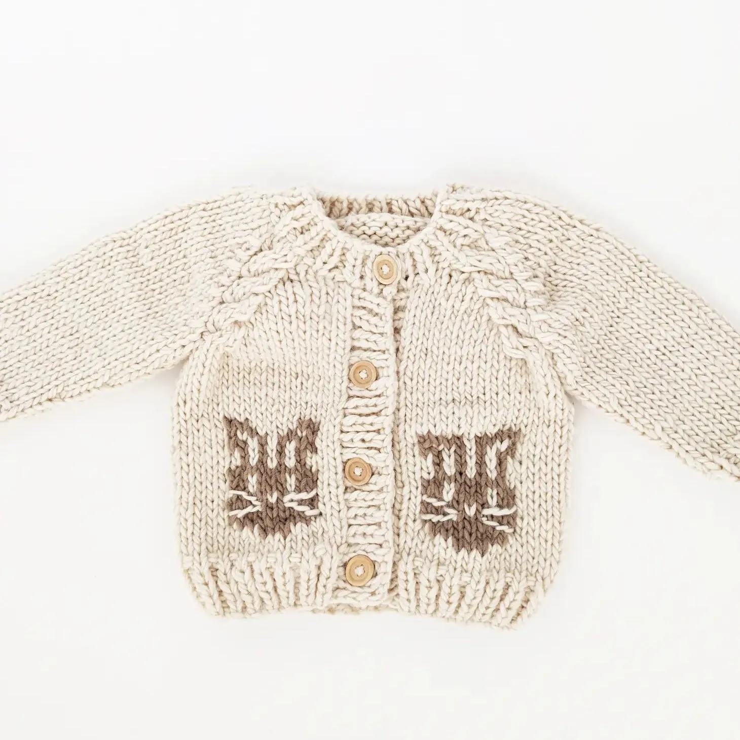 Whiskers Bunny Rabbit Cardigan Sweater