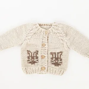 Whiskers Bunny Rabbit Cardigan Sweater