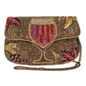 Wine Time Crossbody Clutch