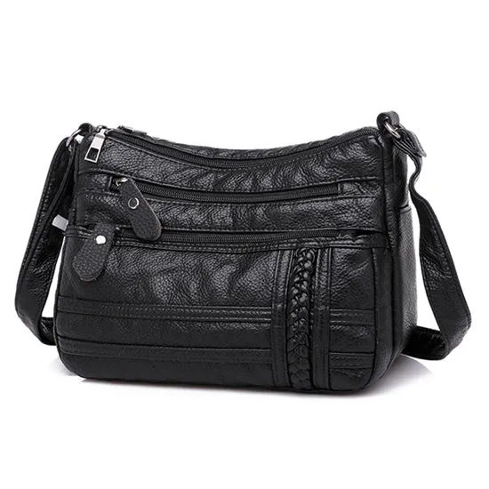 Women Shoulder Bag Multi-layer Crossbody Bag