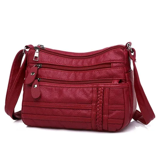 Women Shoulder Bag Multi-layer Crossbody Bag