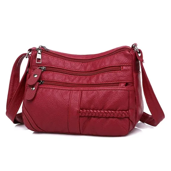 Women Shoulder Bag Multi-layer Crossbody Bag