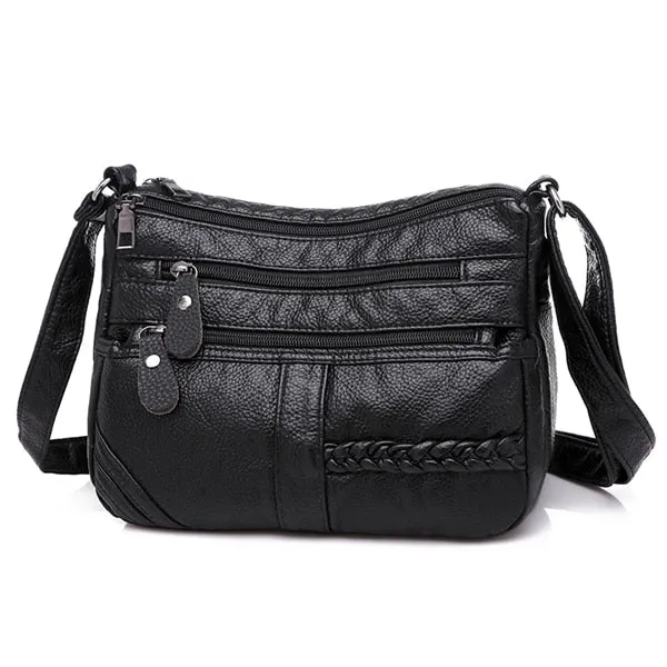 Women Shoulder Bag Multi-layer Crossbody Bag