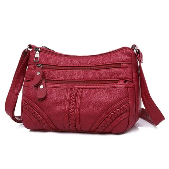 Women Shoulder Bag Multi-layer Crossbody Bag