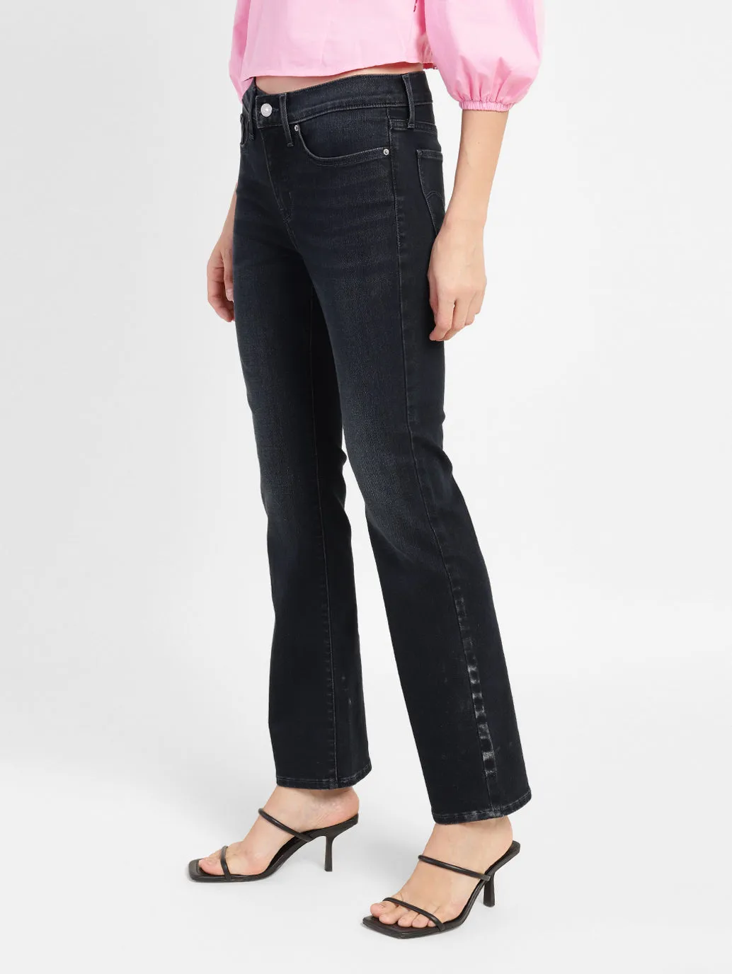 Women's 315 Blue Bootcut Fit Mid Rise Jeans