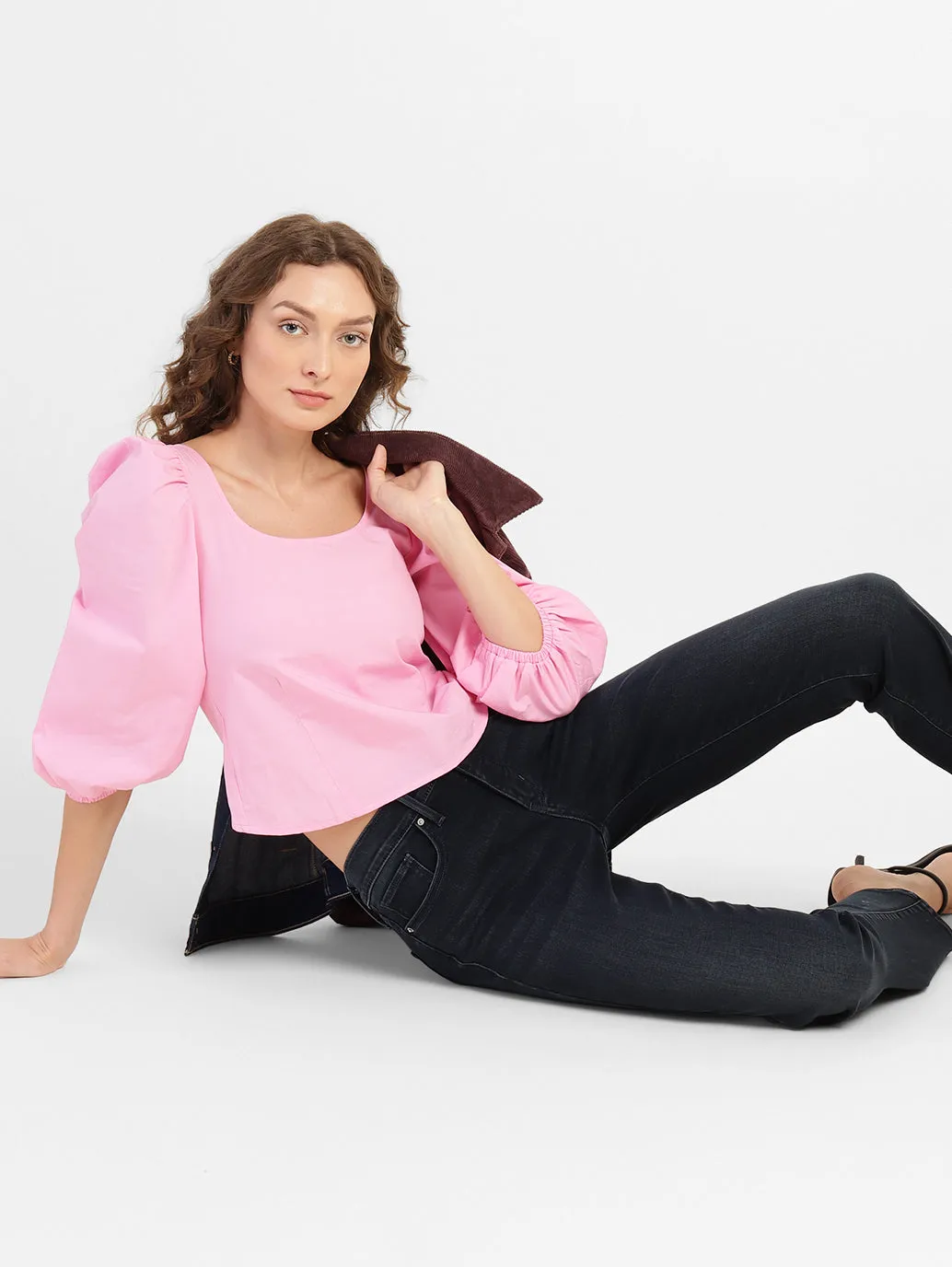 Women's 315 Blue Bootcut Fit Mid Rise Jeans