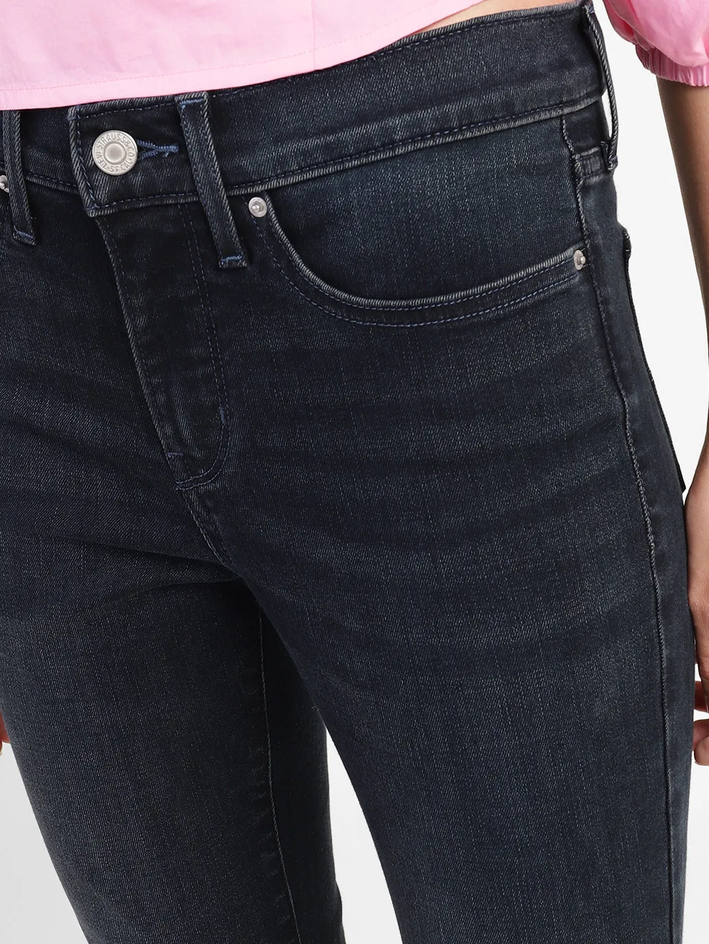 Women's 315 Blue Bootcut Fit Mid Rise Jeans