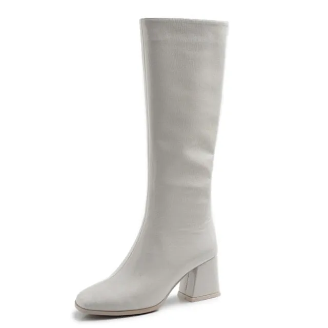 Women's Boots white Knee High Boots