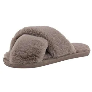 Women's Fuzzy Slippers（Coffee）