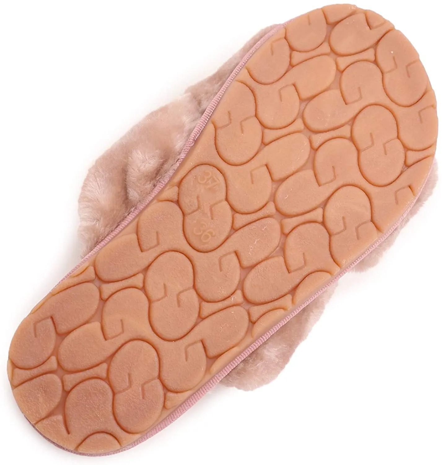 Women's Fuzzy Slippers（Light Pink）