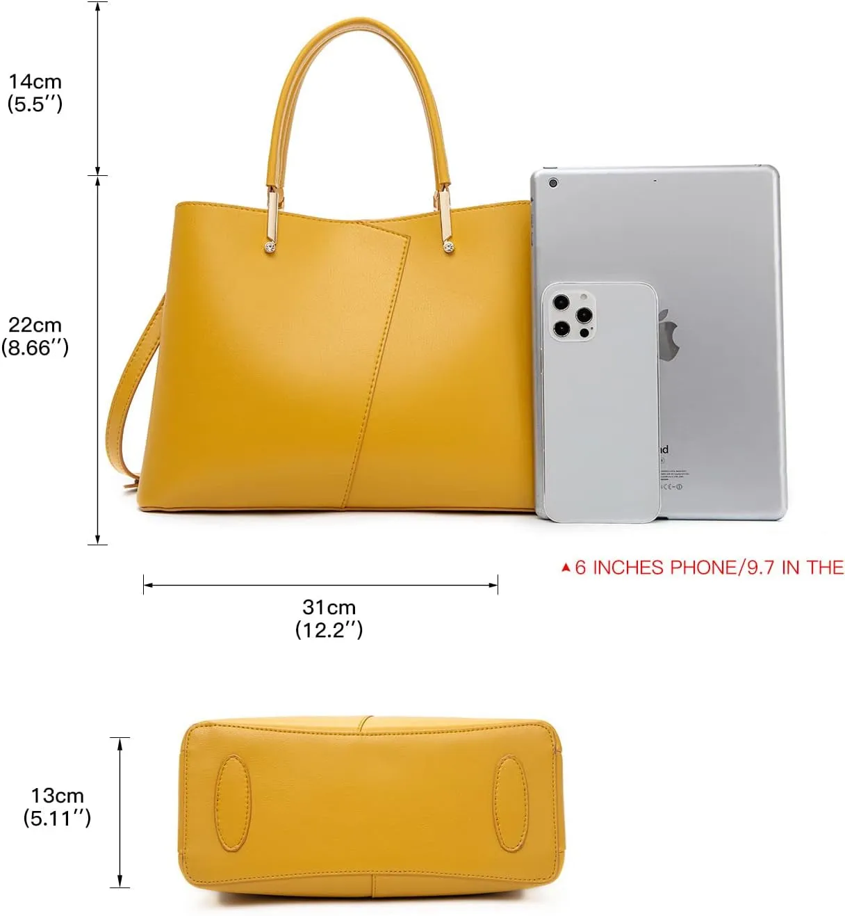 Womens Handbags Shoulder Bag, Medium Ladies Top Handles Bag Satchel Fashion Purse Bag Should Totes Bag