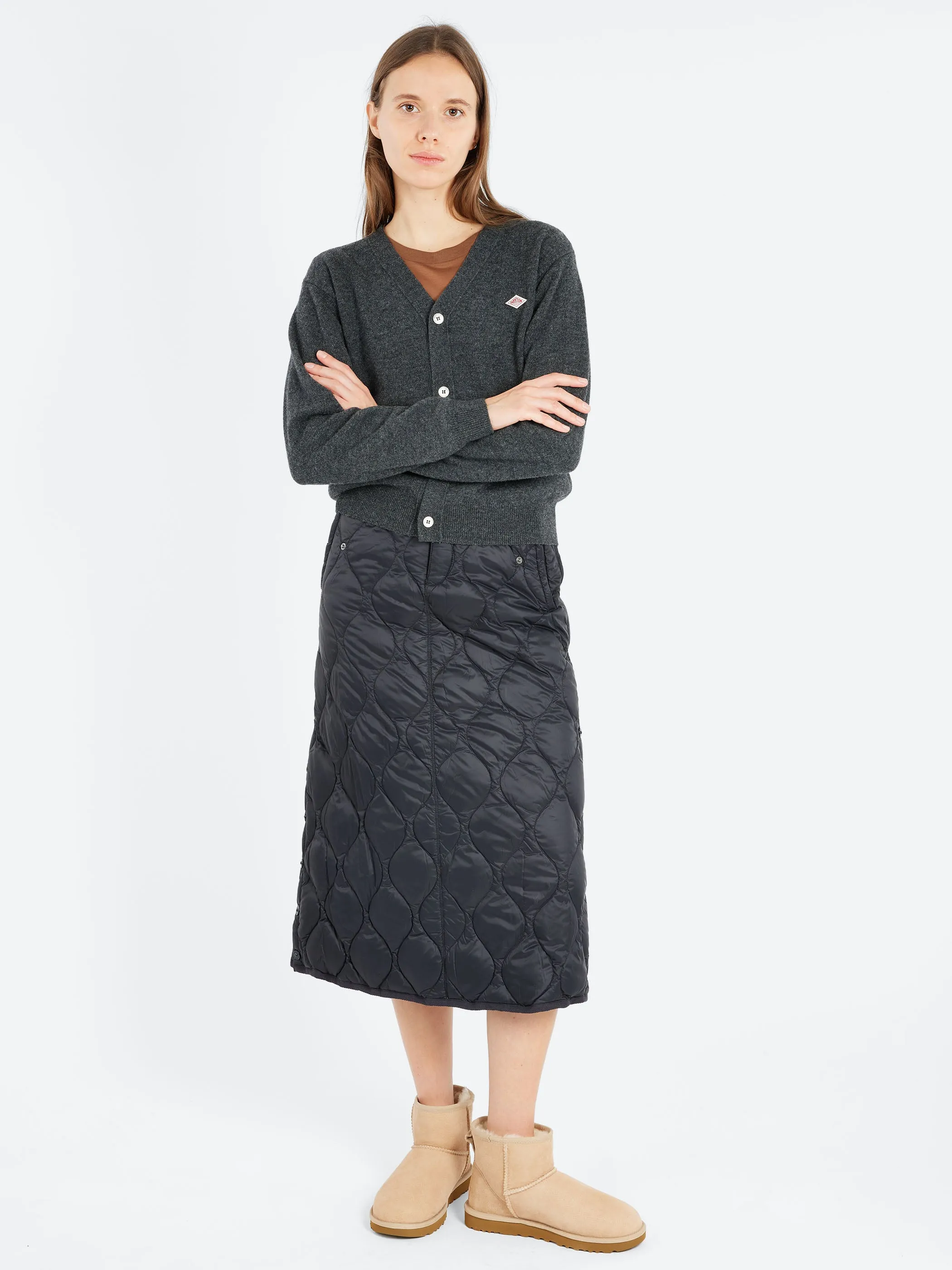 Women's Lambswool V-Neck Knit Cardigan