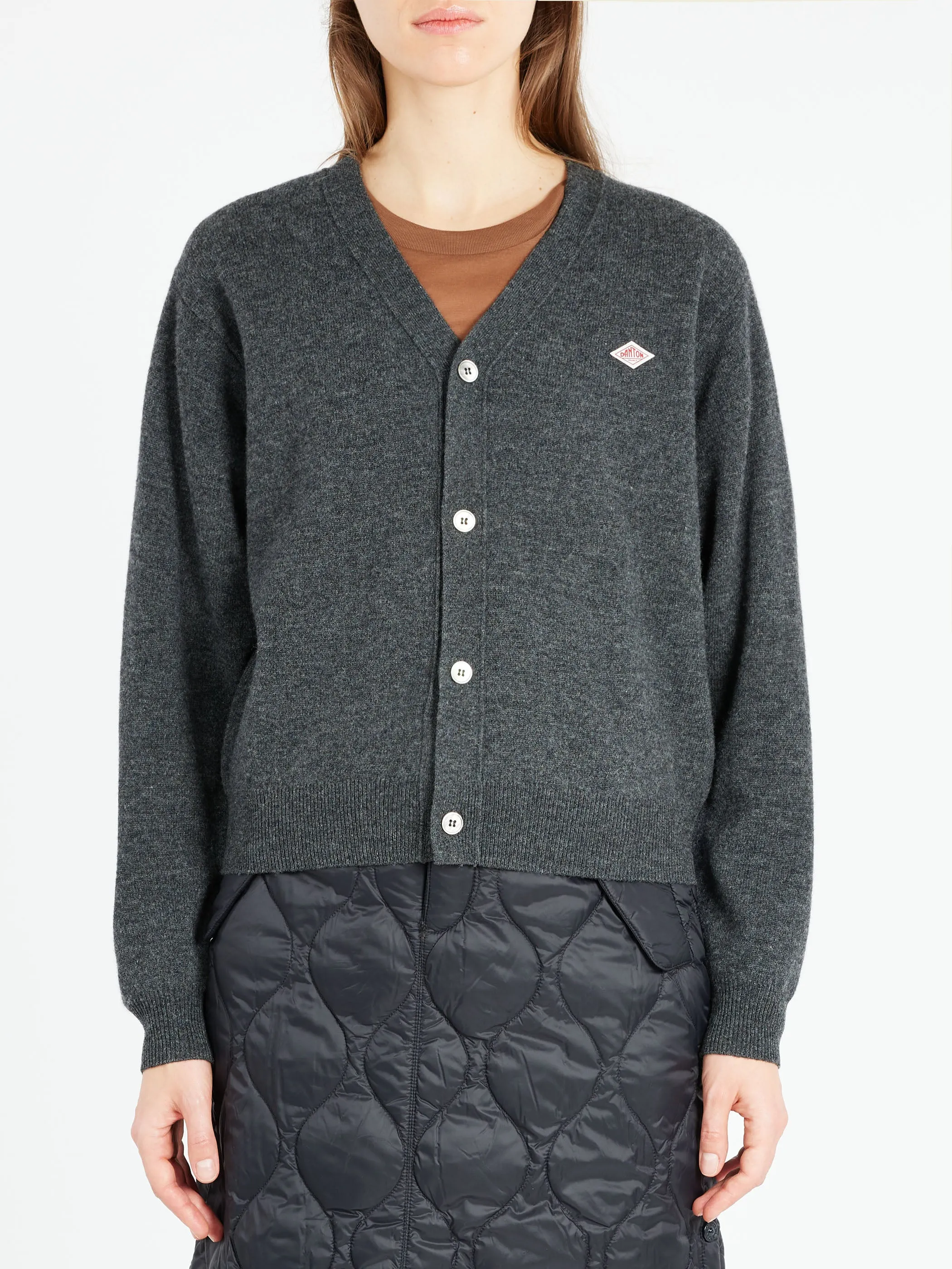 Women's Lambswool V-Neck Knit Cardigan