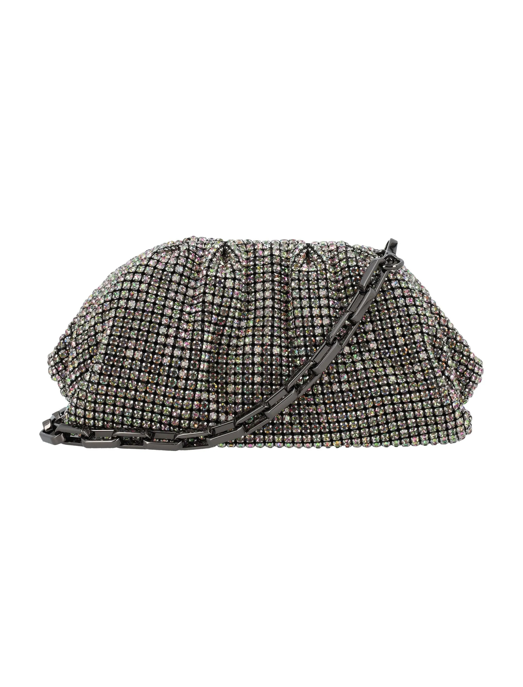 Women's Rhinestone Clutch | 24APF24321MU Color MULTI