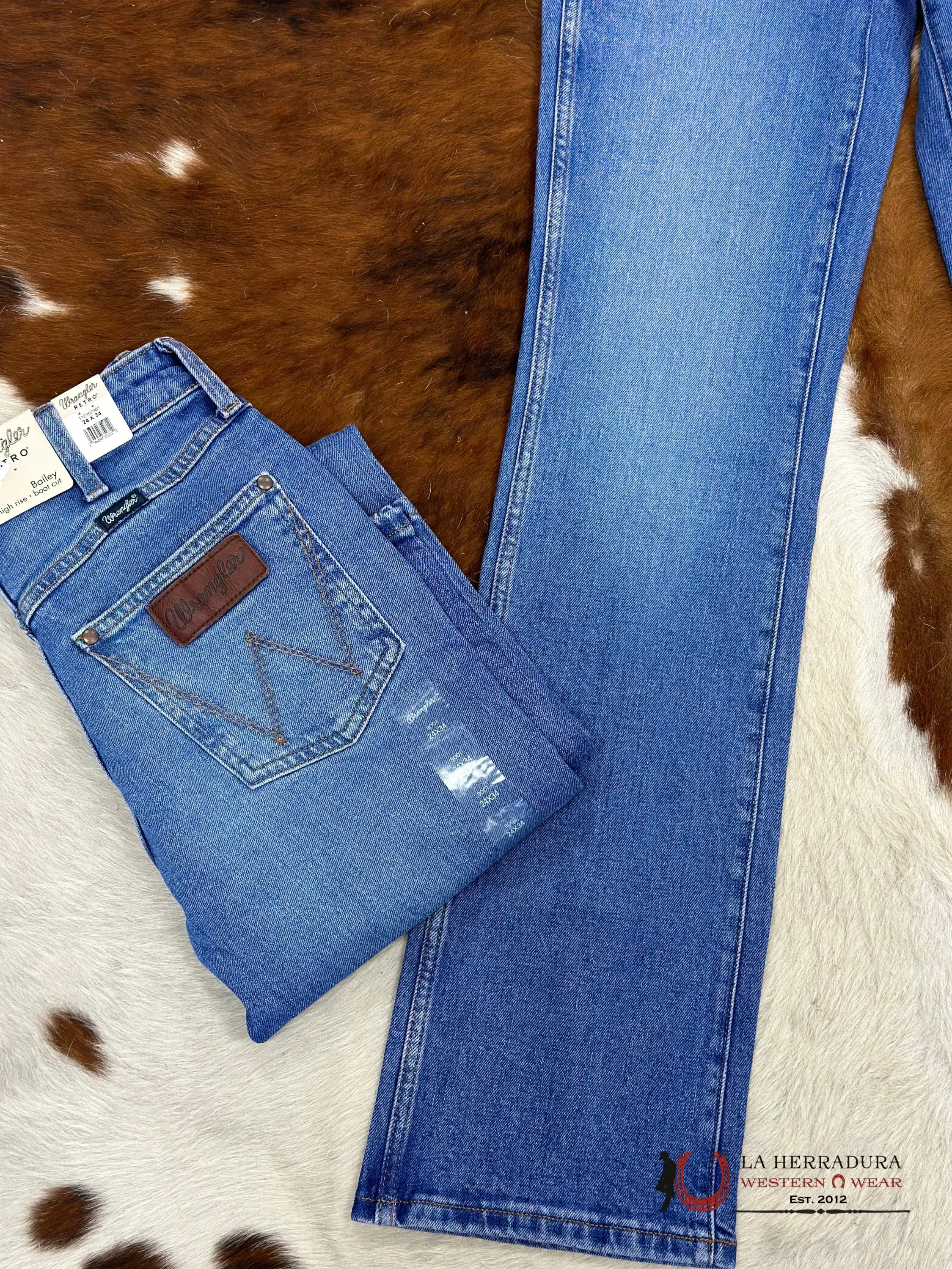 WOMENS WRANGLER BAILEY HIGH RISE BOOTCUT
