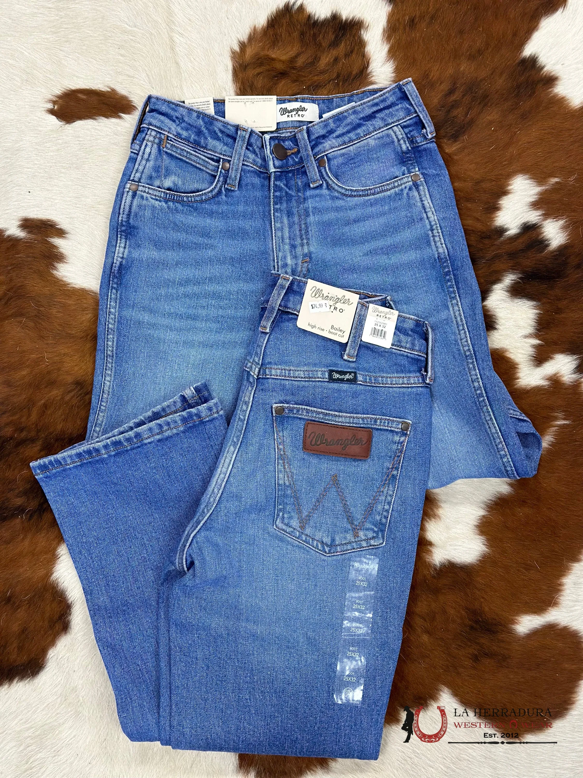 WOMENS WRANGLER BAILEY HIGH RISE BOOTCUT