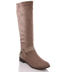 Womens 'Yvaine'Knee High Block Heel Winter Boots