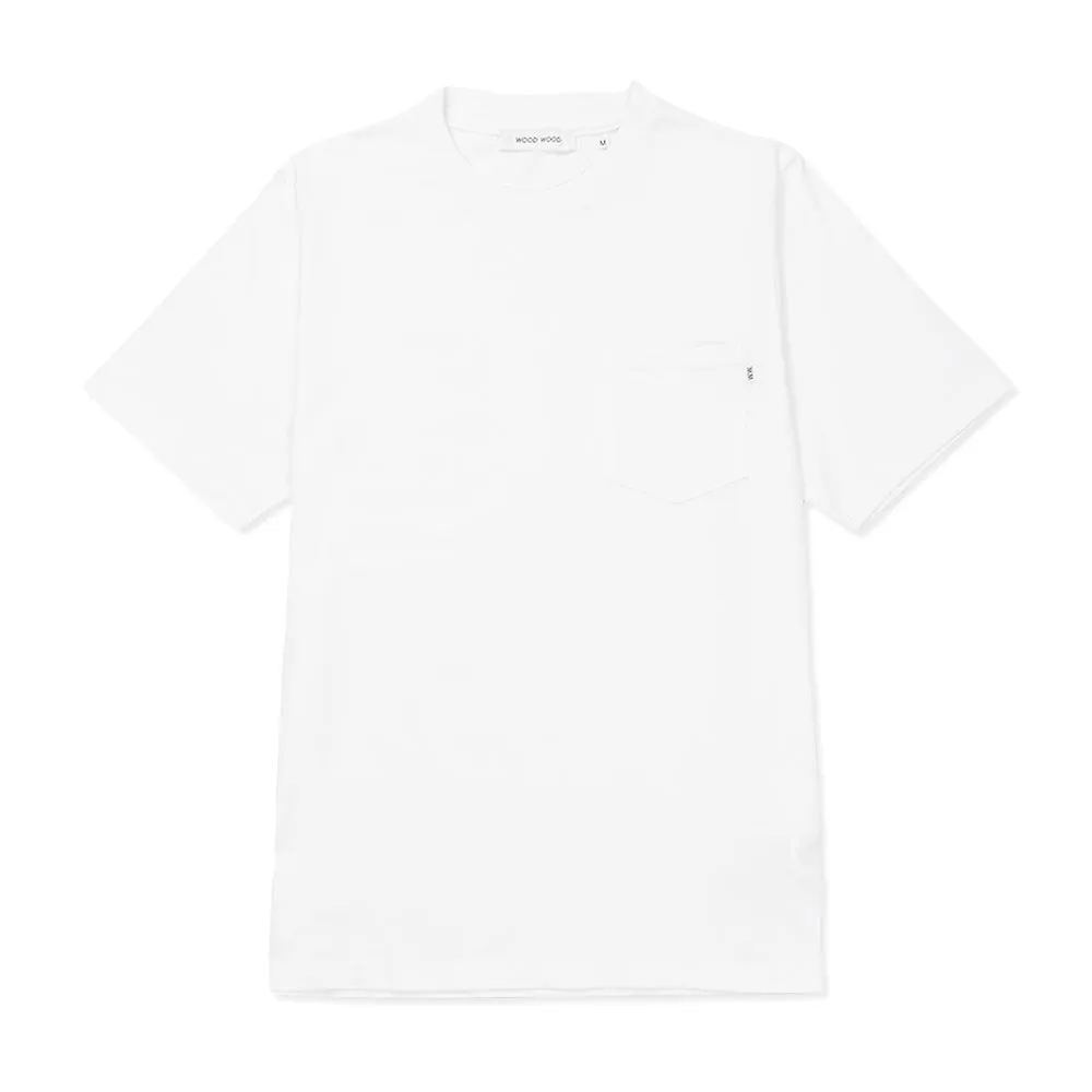 Wood Wood Men Bobby Pocket T-Shirt White