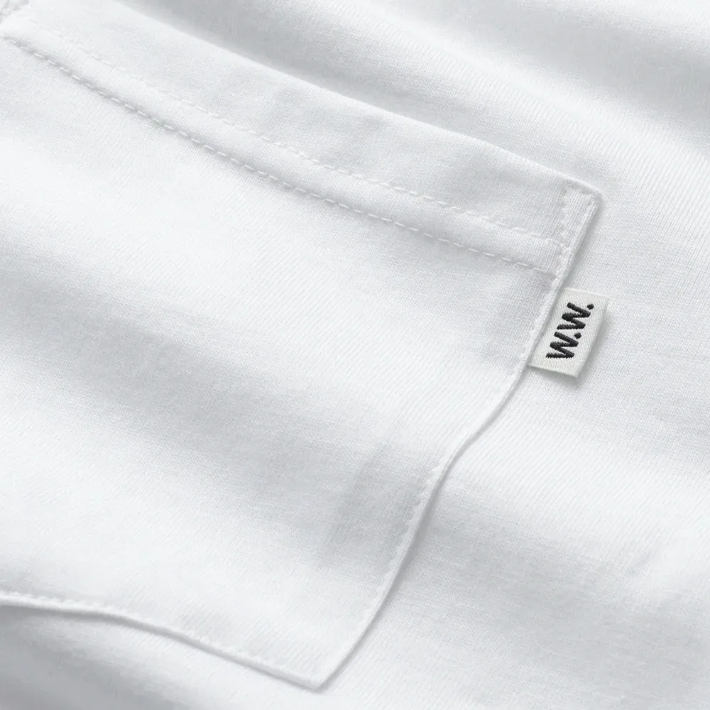 Wood Wood Men Bobby Pocket T-Shirt White