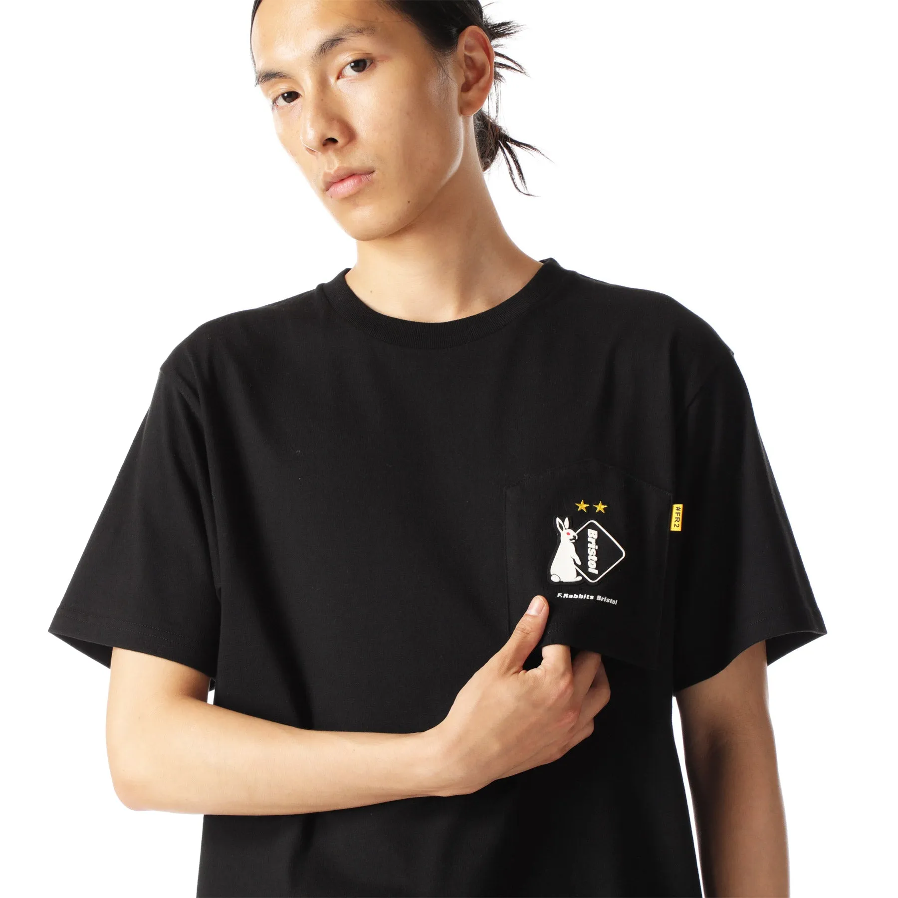 x FCRB Pocket Tee FRC1110 Black