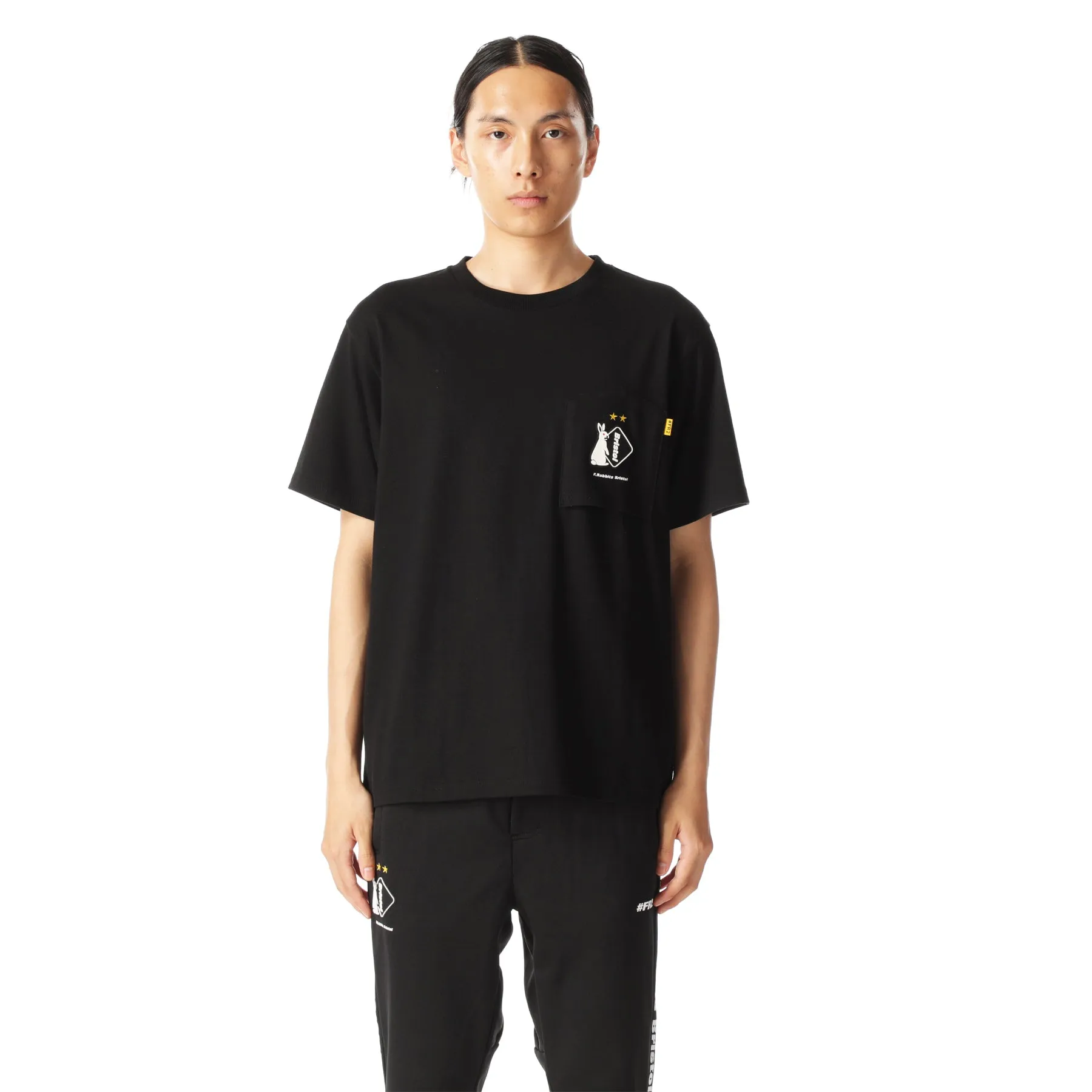 x FCRB Pocket Tee FRC1110 Black