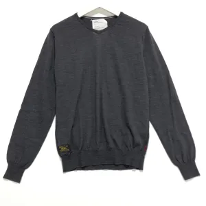 [XL]  WTaps Crew Wool V Neck Sweater Grey
