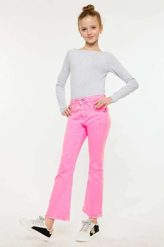 YOUTH HIGH RISE KICK FLARE JEANS