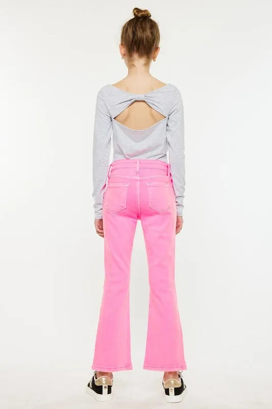 YOUTH HIGH RISE KICK FLARE JEANS