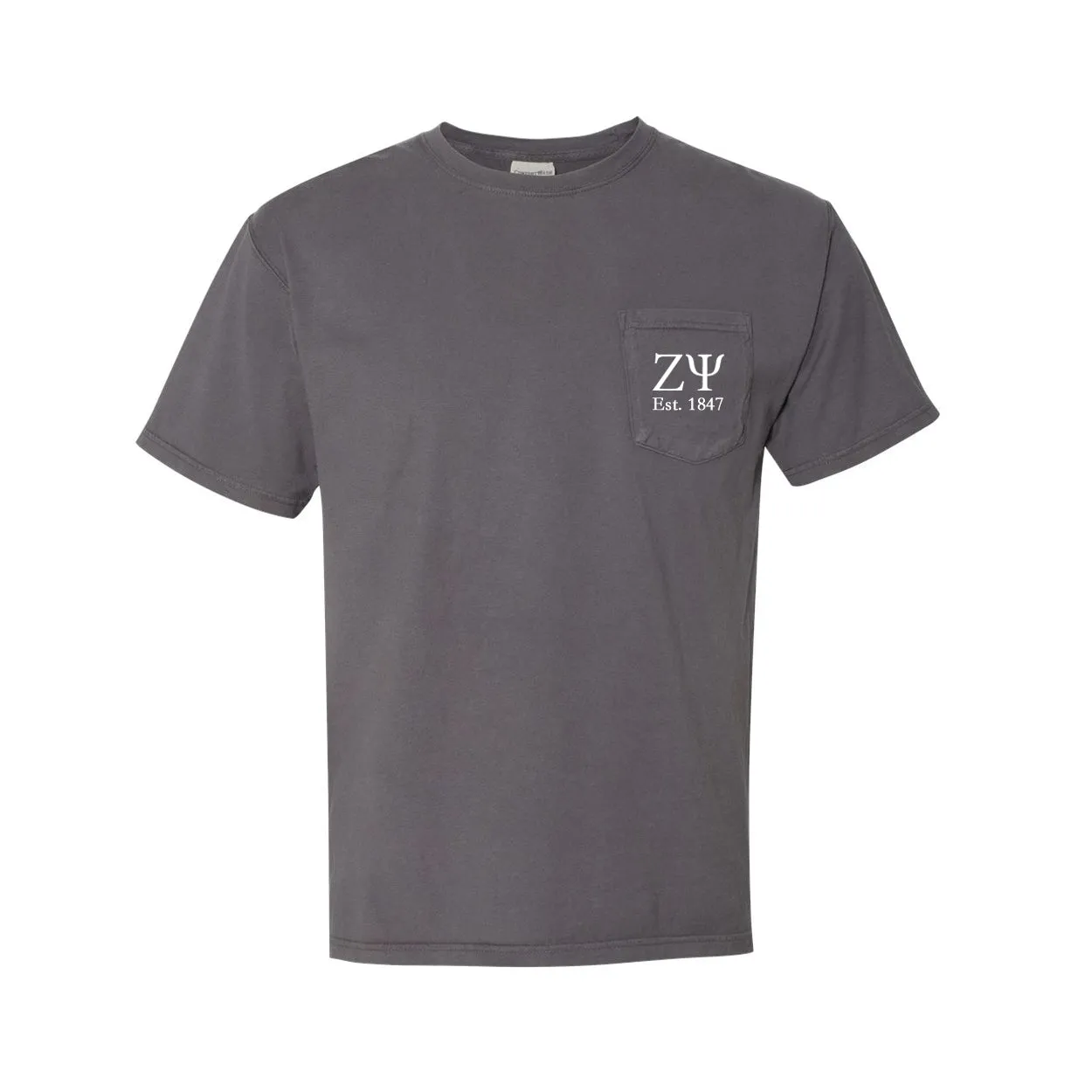Zeta Psi Short Sleeve Pocket Tee